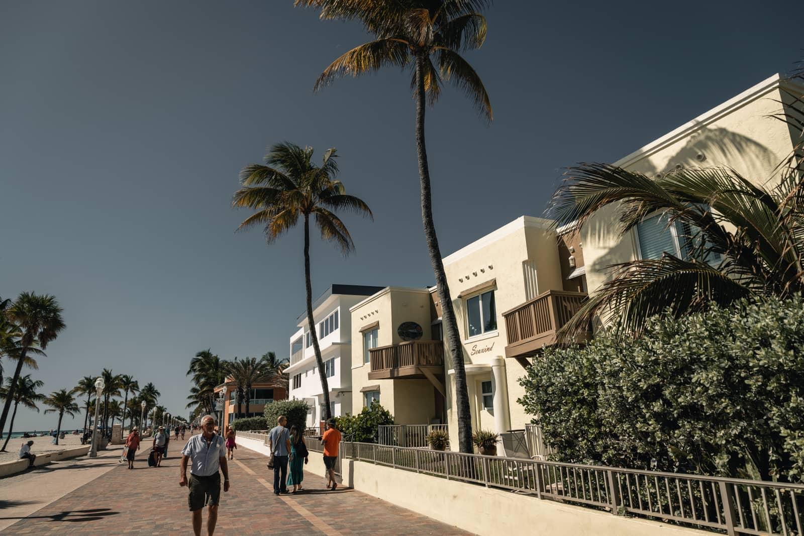 A view of Hollywood, Florida.