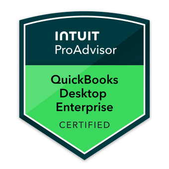 Intuit QuickBooks Desktop Enterprise ProAdvisor Certified badge