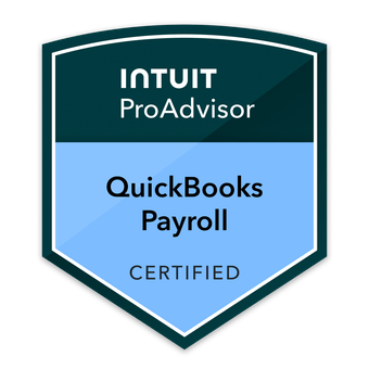 Intuit QuickBooks Payroll ProAdvisor Certified badge