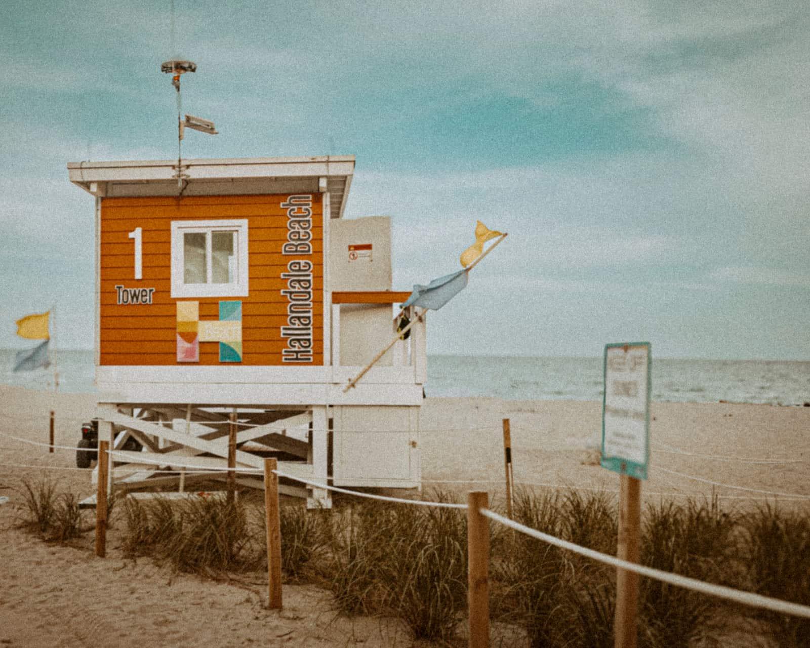 A view of Hallandale Beach, Florida.